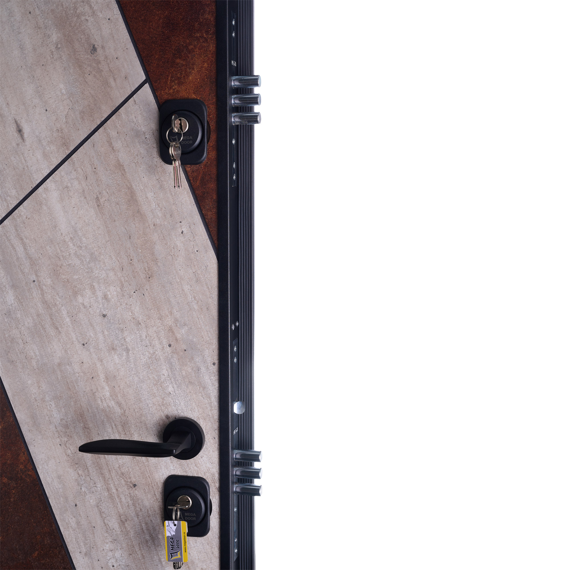 Usa metalica Prestige 1 Modern 510 Salda Maro Stone - imagine 3